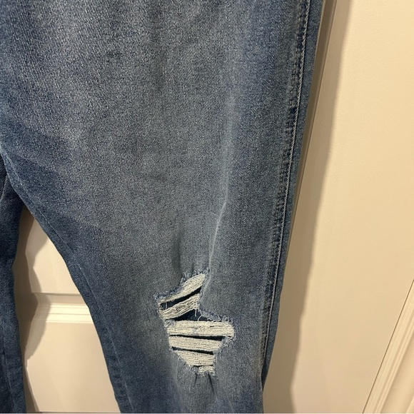 Y2K Jordache Vintage Women's Straight Leg Blue Jeans High Waist Size 16 - Picture 5 of 10